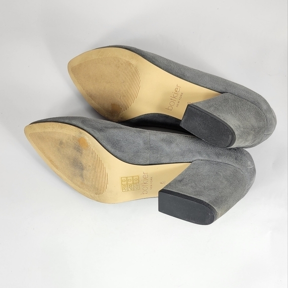 Botkier Stella Suede Gray Heels #449 Size 6 - Picture 9 of 12
